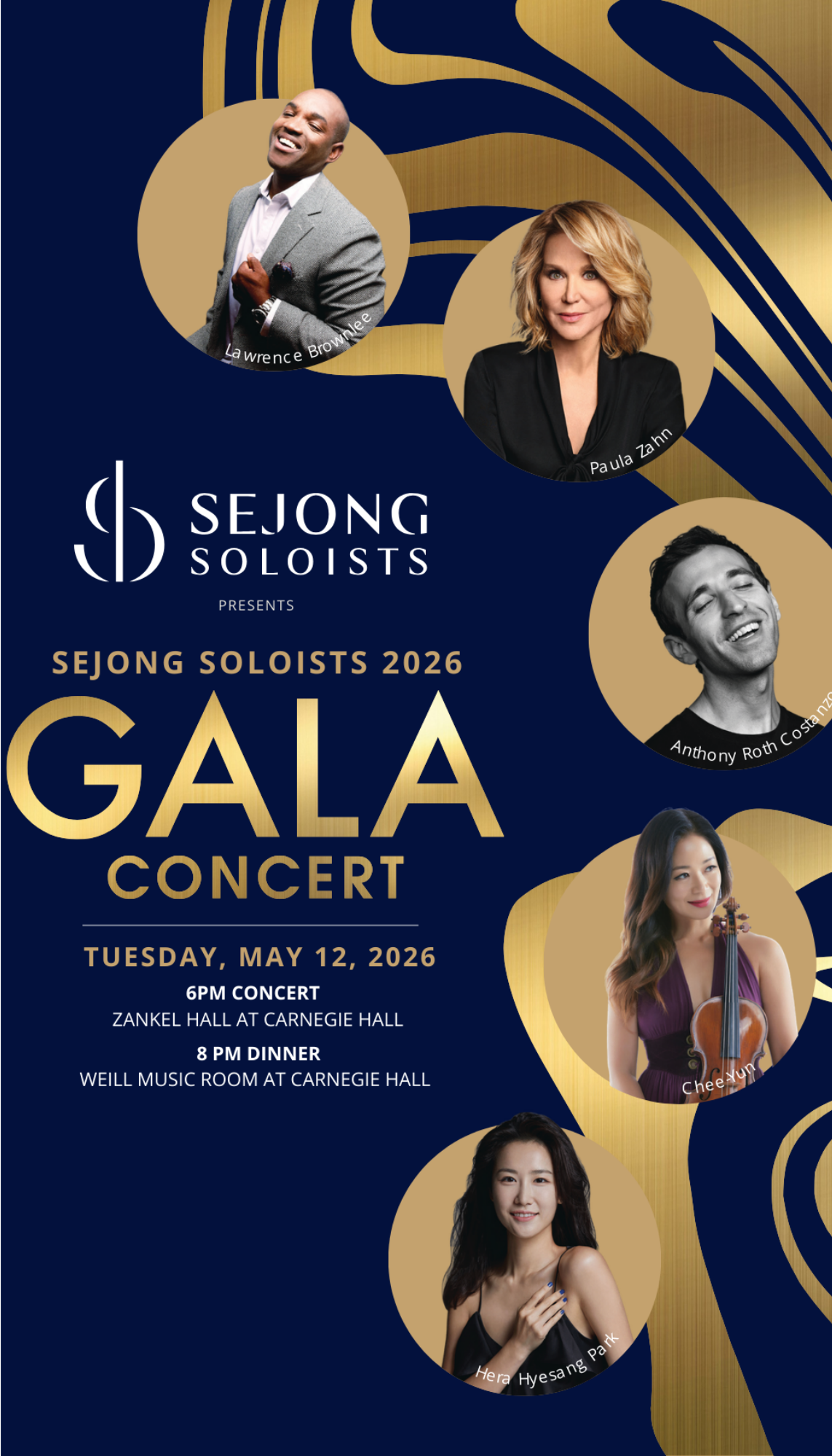 [2026 Newsletter] Join us for Sejong Soloists' Gala Concert!